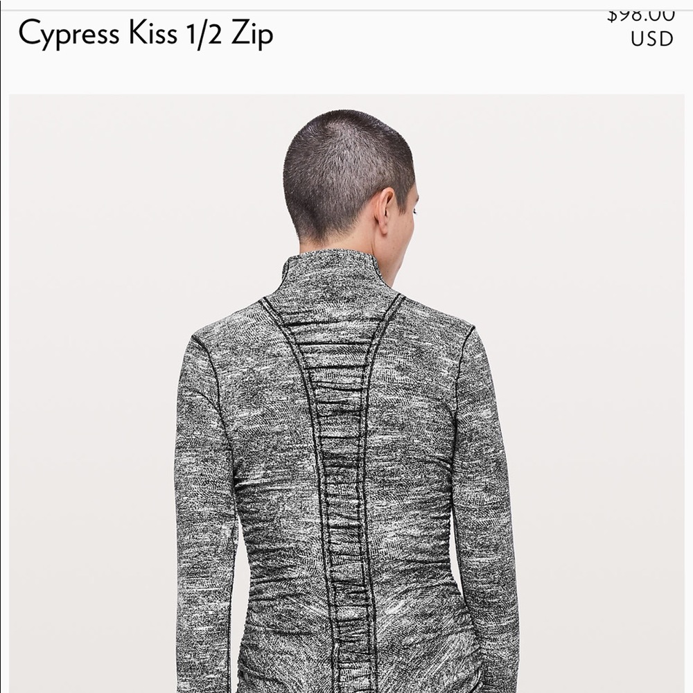 NWOT Lululemon 1/2 Zip and Define Jacket - Picture 3 of 5